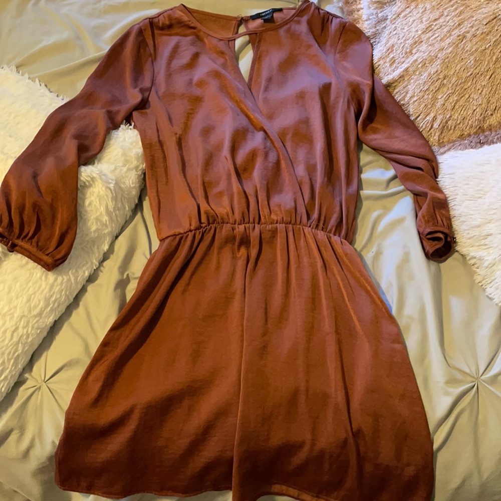 forever 21 silk dress